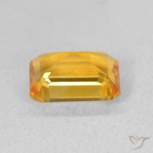 1.35克拉天然黄水晶，八边形，VVS