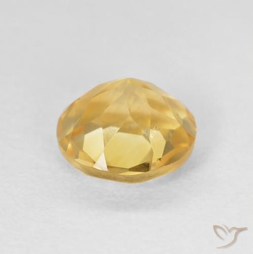1.47克拉天然黄水晶，圆形的，VS