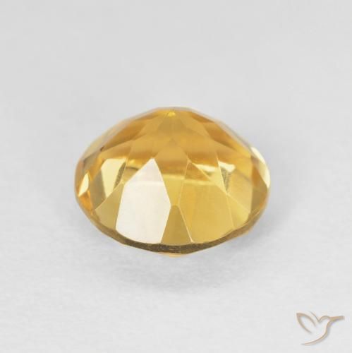 1.86克拉天然黄水晶，圆形的，VS