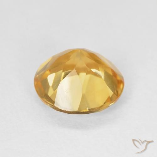 1.67克拉天然黄水晶，圆形的，VS