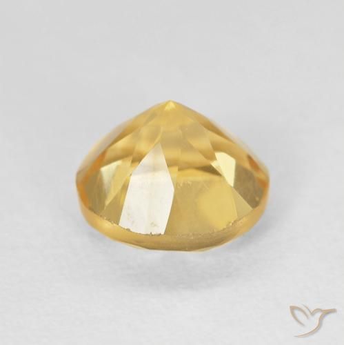 1.66克拉天然黄水晶，圆形的，VS