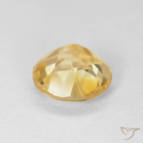 1.56克拉天然黄水晶，圆形的，VS