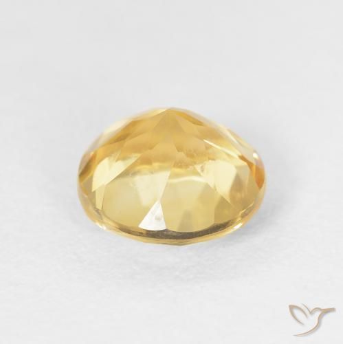 1.86克拉天然黄水晶，圆形的，VVS-VS