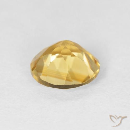 1.21克拉天然黄水晶，圆形的，VVS-VS