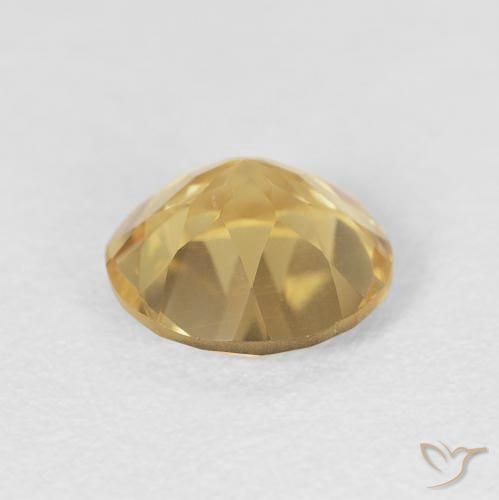 1.48克拉天然黄水晶，圆形的，VVS