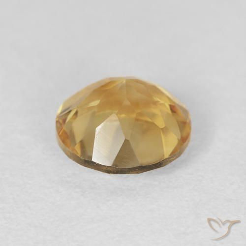 1.65克拉天然黄水晶，圆形的，VVS