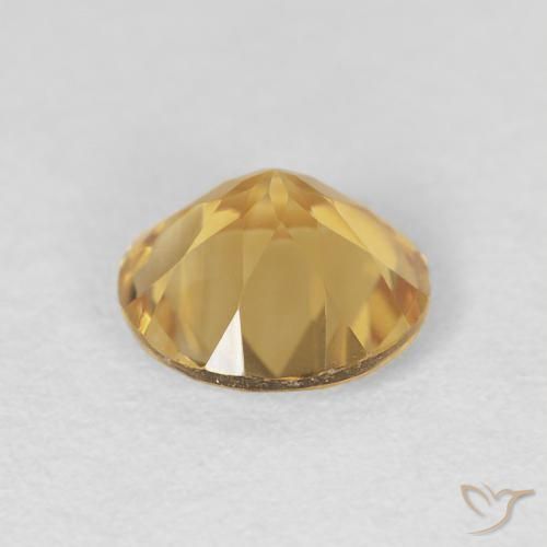 1.60克拉天然黄水晶，圆形的，VVS