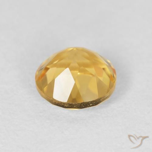 1.31克拉天然黄水晶，圆形的，VVS-VS