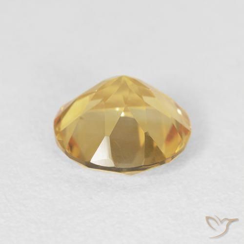 1.60克拉天然黄水晶，圆形的，VVS