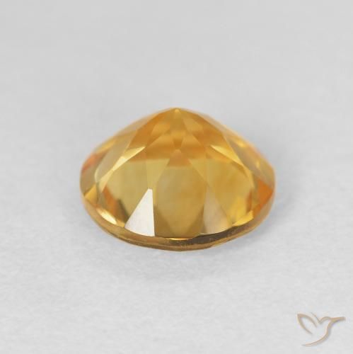 1.70克拉天然黄水晶，圆形的，VVS-VS
