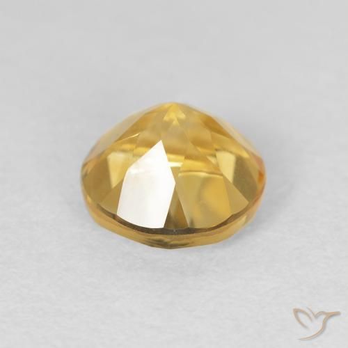 1.59克拉天然黄水晶，圆形的，VVS-VS