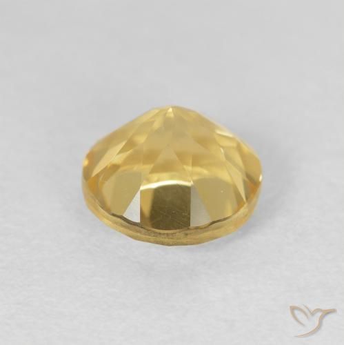 1.70克拉天然黄水晶，圆形的，VVS-VS