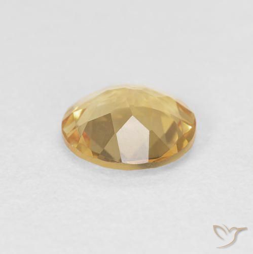 1.30克拉天然黄水晶，圆形的，VVS