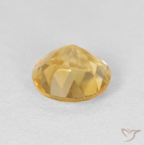 1.73克拉天然黄水晶，圆形的，VVS