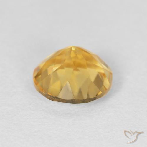 1.61克拉天然黄水晶，圆形的，VVS