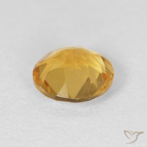 1.62克拉天然黄水晶，圆形的，VVS