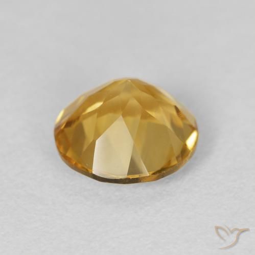 1.78克拉天然黄水晶，圆形的，VVS