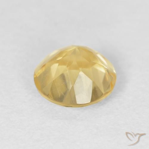 1.20克拉天然黄水晶，圆形的，VVS
