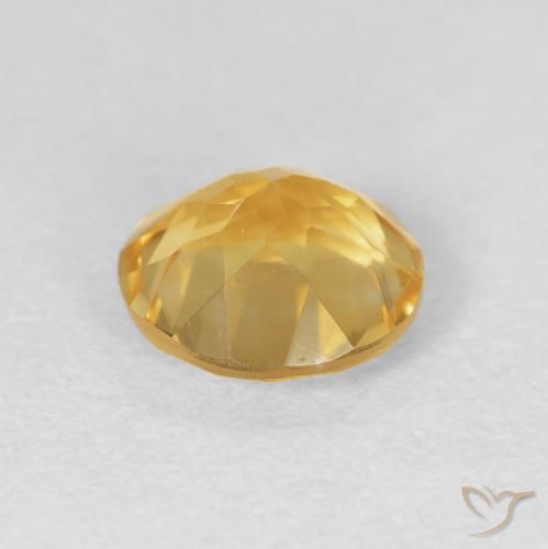 1.71克拉天然黄水晶，圆形的，VVS