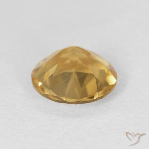 1.52克拉天然黄水晶，圆形的，VVS