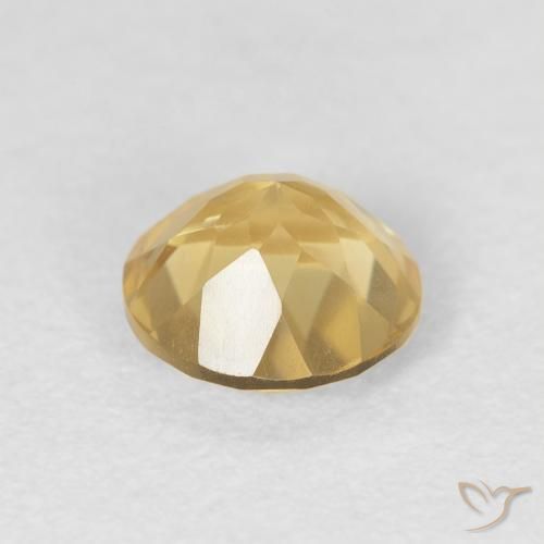 1.17克拉天然黄水晶，圆形的，VVS