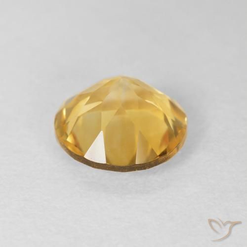 1.72克拉天然黄水晶，圆形的，VVS