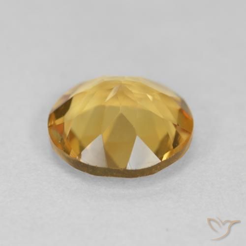1.49克拉天然黄水晶，圆形的，VVS
