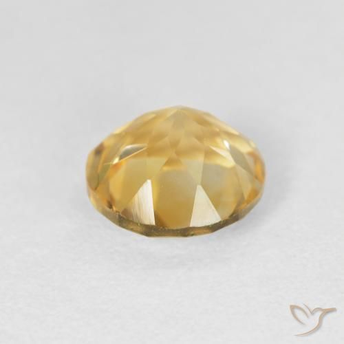 1.67克拉天然黄水晶，圆形的，VVS