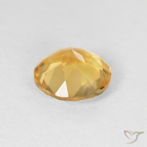 1.53克拉天然黄水晶，圆形的，VVS