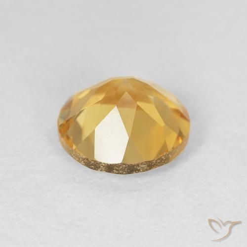 1.73克拉天然黄水晶，圆形的，VVS
