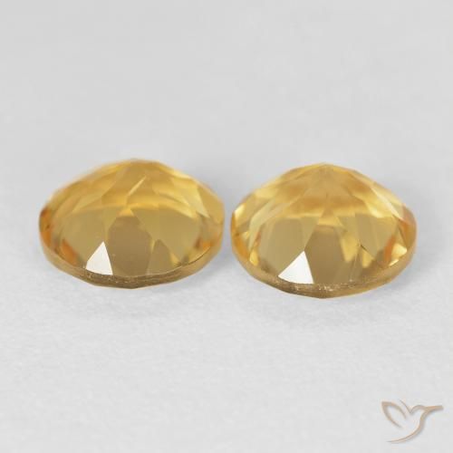 3.76克拉天然黄水晶，圆形的，VVS