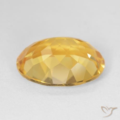 11.61克拉天然黄水晶，椭圆形，VVS
