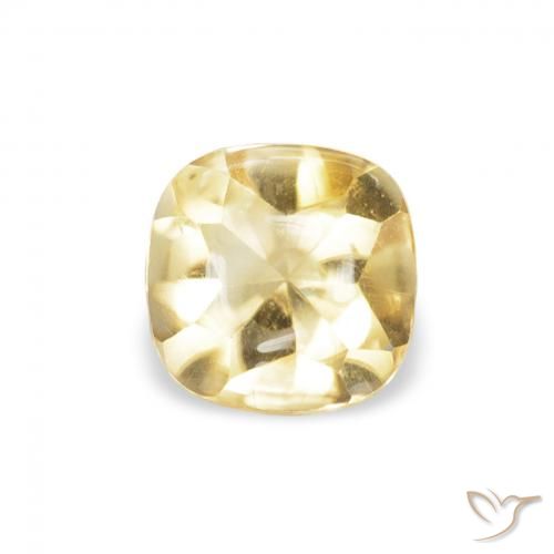 0.57ct 天然 金色 黄水晶, 软垫, 透明