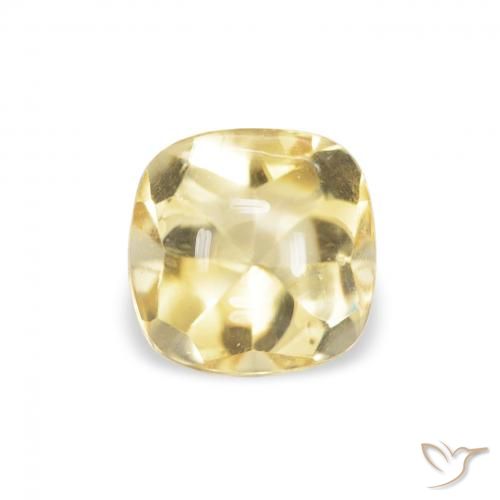 0.70ct 天然 金色 黄水晶, 软垫, 透明