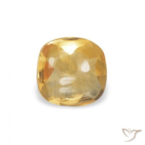 0.45ct 天然 中金 黄水晶, 软垫, 透明