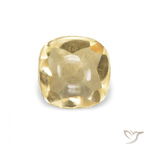 0.56ct 天然 金色 黄水晶, 软垫, 透明