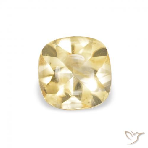 0.65ct 天然 金色 黄水晶, 软垫, 透明