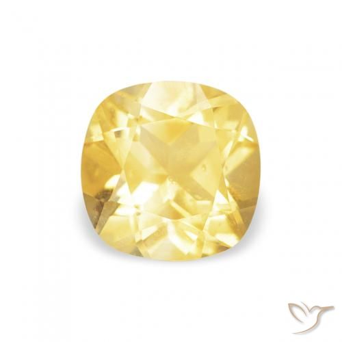 0.46ct 天然 中黄色 黄水晶, 软垫, VS