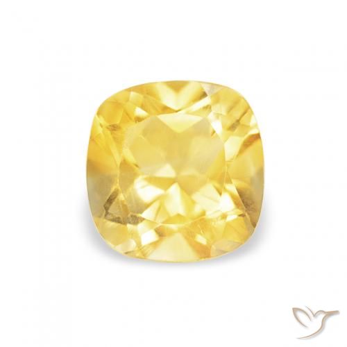 0.51ct 天然 托斯卡纳黄 黄水晶, 软垫, VS
