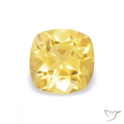 0.47ct 天然 浅金色 黄水晶, 软垫, VS