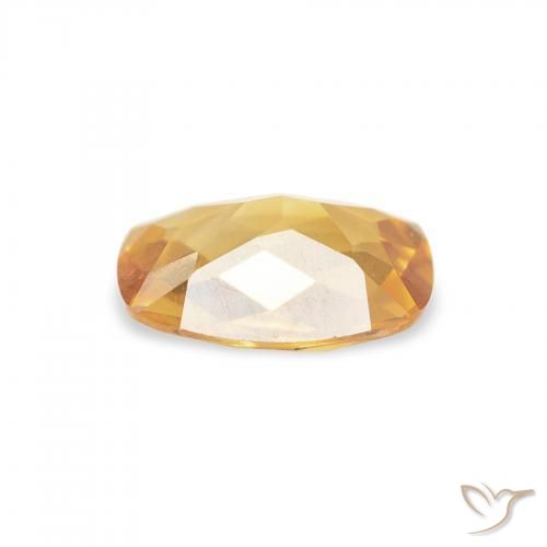 0.96克拉天然黄水晶，软垫，VVS