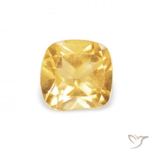 0.44ct 天然 黄金色 黄水晶, 软垫, VVS