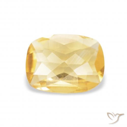0.81ct 天然 黄金色 黄水晶, 软垫, VVS