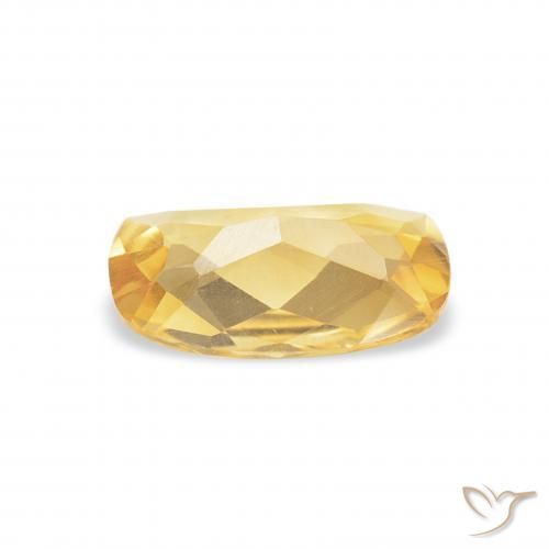 0.81克拉天然黄水晶，软垫，VVS