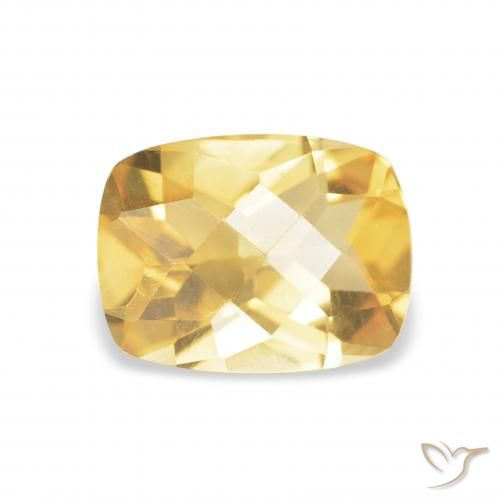 1.19ct 天然 黄金色 黄水晶, 软垫, VVS