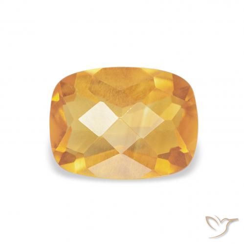 1.20ct 天然 深金色 黄水晶, 软垫, VS