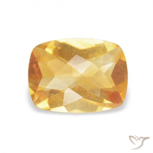 1.07ct 天然 Medium Light-Golden 黄水晶, 软垫, VVS-VS