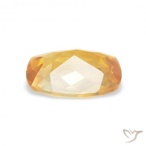 1.07克拉天然黄水晶，软垫，VVS-VS