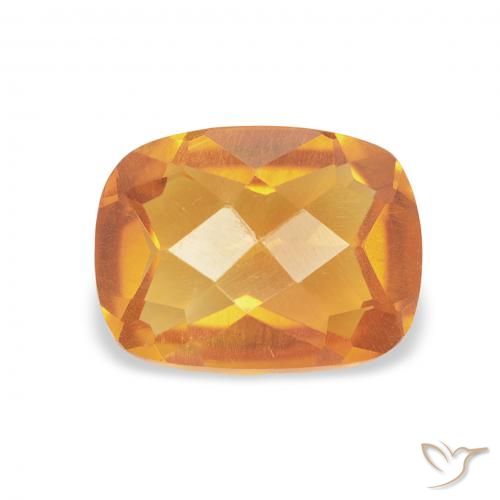 1.20ct 天然 橙金 黄水晶, 软垫, VVS-VS