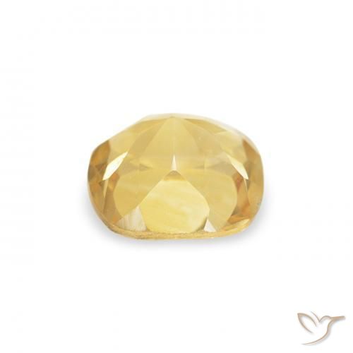 0.47克拉天然黄水晶，软垫，VVS-VS
